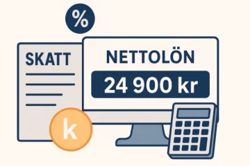 Hur mycket får du ut efter skatt Så räknar du ut din nettolön